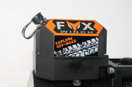 Лебедка автомобильная FOX WINCH 12000s 12V (синтетический трос) FX120s