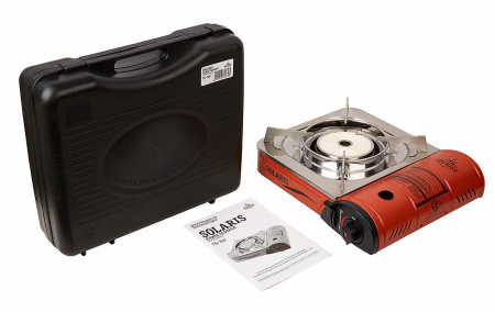 Плита газовая TOURIST SOLARIS портативная, керамическая, в кейсе  TS-700