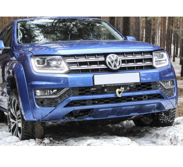 Кронштейн лебедки в штатный бампер V-2,0/V-3,0  Rival  для Volkswagen Amarok 2010-2016, 2016- 2L.5801.1