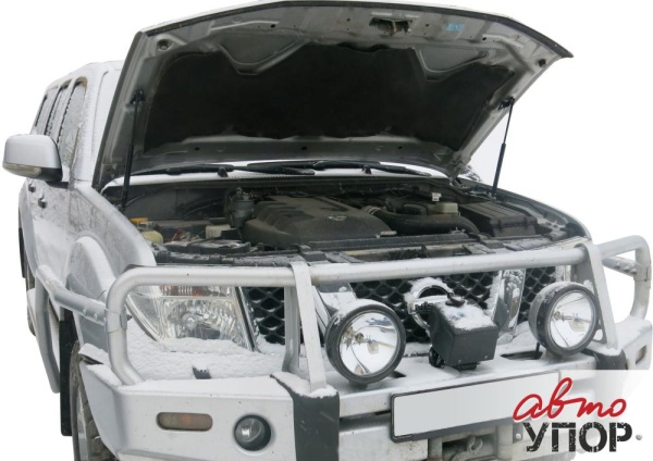 Амортизаторы капота, 2 шт. АвтоУПОР Nissan Navara 2005-2015/Nissan Pathfinder 2004-2014  UNIPAT011