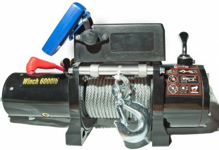 Лебёдка автомобильная электрическая ELECTRIC WINCH EW 6000 (12V) SC6 OX