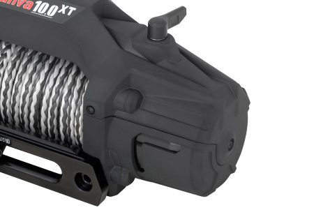 Лебёдка автомобильная электрическая 12V Runva 4500 кг синтетический трос EWXT10000FSR