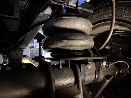 Пневмоподвеска РИФ для УАЗ Профи на задний односкатный мост для стандардной подвески ASK-PRF-S