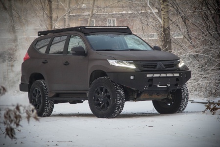 Бампер силовой передний Mitsubishi Pajero Sport 2016+ STC-MPS3-BF