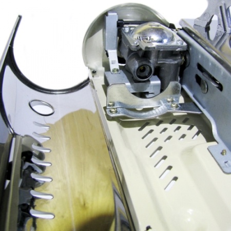  Плита газовая портативная "СЛЕДОПЫТ - DeluxE", (с подогревом) нержавеющая сталь, цанговый баллон  PF-GST-N03