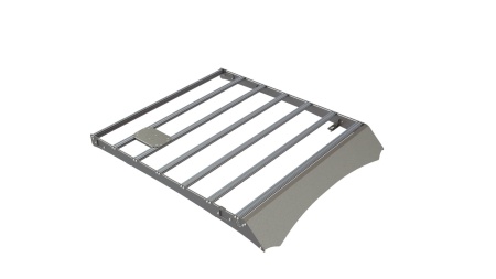 Кронштейн крепления плоских канистр на багажник STC-TR-FC