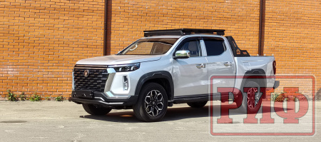 Багажник экспедиционный (платформа) алюминиевый РИФ 1250x1420 мм для Changan Hunter Plus (с крепежом) RIFF70-roof4