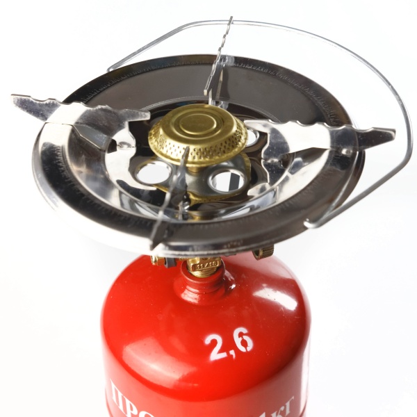 Горелка газовая одноконфорочная туристическая, диаметр 220 мм  GUCIO-D