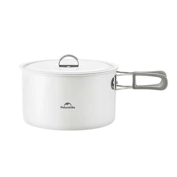 Котелок туристический Naturehike 2,8 л., с керамическим покрытием, белый CNK2450CF013-28L