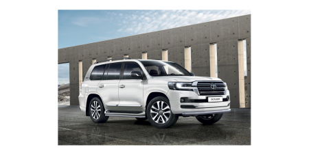 Защита штатного порога Rival + комплект крепежа для Toyota LC200 Excalibur 2017-  R5719003
