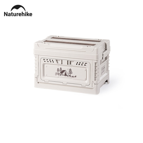 Ящик туристический Naturehike 25+5 л, трансформер, со столешницей, бежевый CNH22SN019-ML255