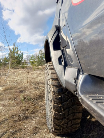 Расширители колесных арок UAZ Patriot Pickup Рестайлинг (с накладками на бампер) ТКУ-31РR