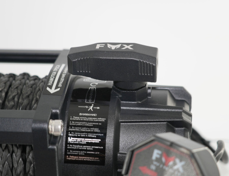 Лебедка автомобильная FOX WINCH 12000s 12V (синтетический трос) FX120s