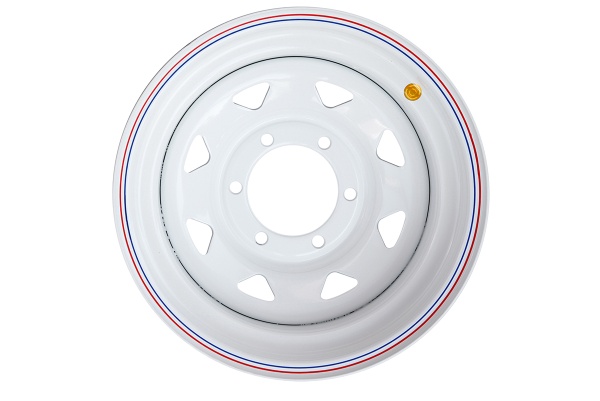 Диск усиленный Тойота Ниссан стальной белый 6x139,7 8xR15 d110 ET-19 (треуг.мелкий) 1580-63910WH-19A17