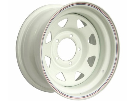 Диск штампованный белый УАЗ 5x139.7 15х8 D110 ET-19   1580-53910WH-19