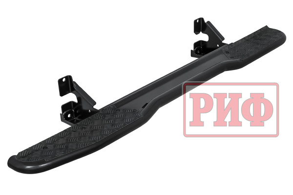 Пороги РИФ силовые Toyota Land Cruiser Prado 120 черные RIF120-40000-BL