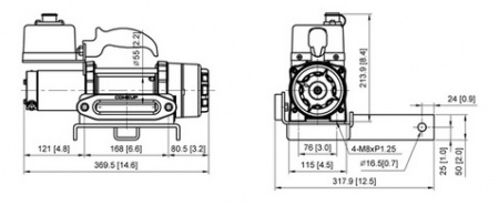 Переносная лебедка CUB 4s Carry On 12В (EAC) COMEUP 123900