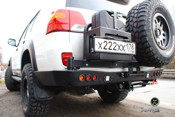 Бампер задний силовой АМЗ Toyota Land Cruiser 200 tlc200sbz