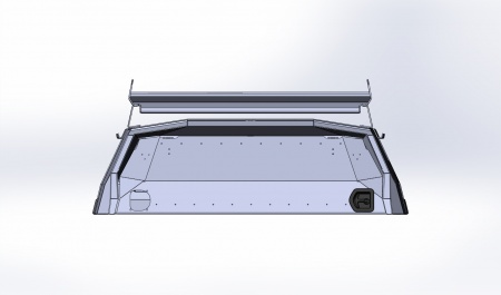 Багажник алюминиевый для кунга KDT на Toyota Tundra. 222807L