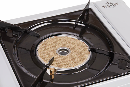 Плита газовая TOURIST KERAMIK GURU, портативная, керамическая, в кейсе   TS-200