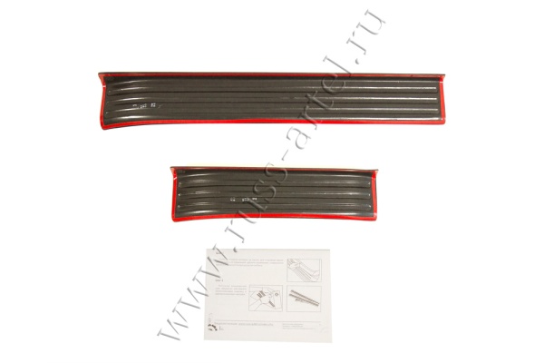 Накладки на внутренние пороги дверей Русская артель KIA Sportage 2016-2018 (IV дорестайлинг)  NK-155702