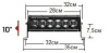 RIGID 10″ Radiance Plus cерия (6 Светодиодов) RGB подсветка 210053