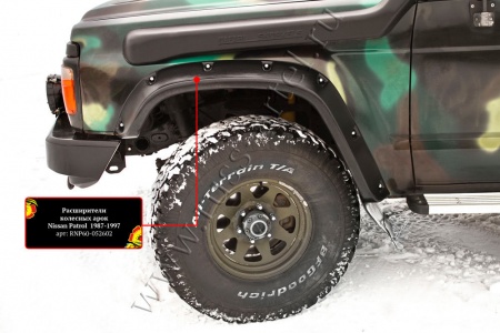 Расширители колесных арок Русская Артель Nissan Patrol Y60  RNP60-052602