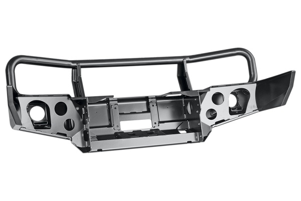 Бампер передний с доп. фарами и защитной дугой РИФ Toyota Hilux 1983-1997  RIF106-10350