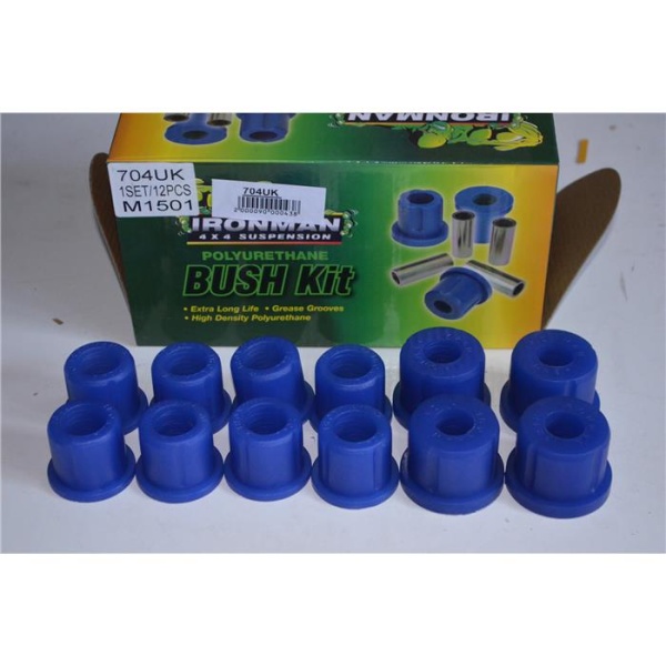 Втулки рессорные полиуретановые Ironman Nissan Navara D21/D22/NP300   704UK