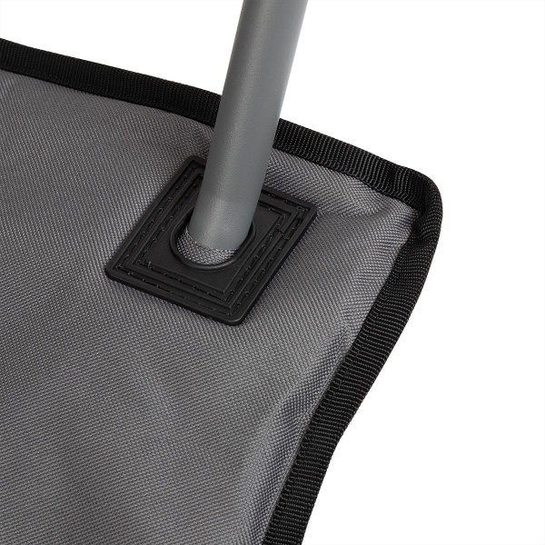 Кресло NISUS складное (серый/красный/черный)  N-244-GRD