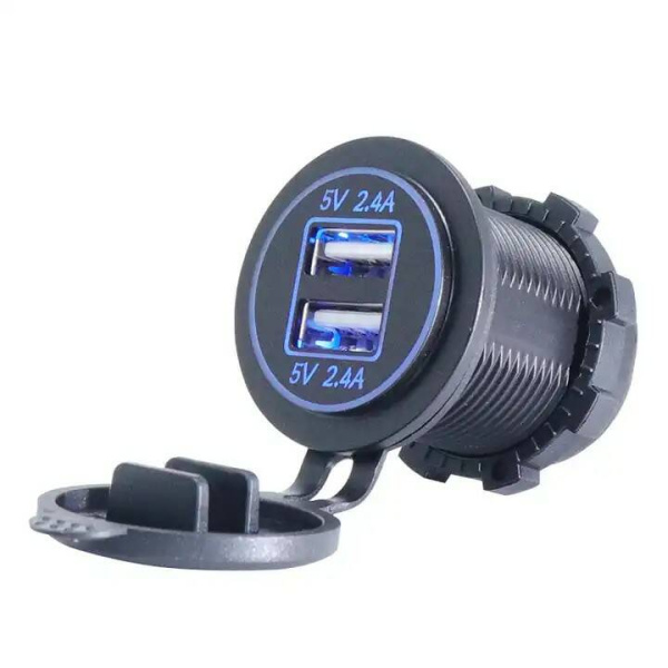 Розетка USB 2 5В/2,4А RIF22-4-1017600
