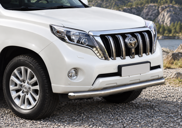 Фото для каталога: Защита переднего бампера d76 Rival Toyota Land Cruiser Prado 150 2009-2013-2017 R.5704.008