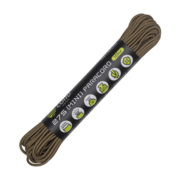 Паракорд 275 (мини) CORD nylon 10м (coyote)  275.N10.CYT
