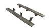 Пороги силовые Mitsubishi Pajero 2006+ цельная ступень STC-MPA/06-S-C1