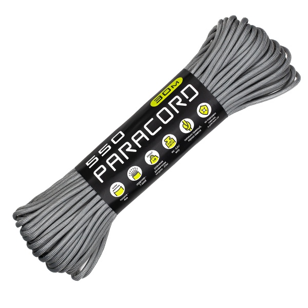 Паракорд 550 CORD nylon 30м (steel gray)  550.N30.ST.G