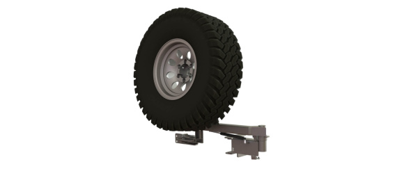 Калитка в штатный бампер Nissan Patrol Y61 2004+ STC-NPY61/04-G