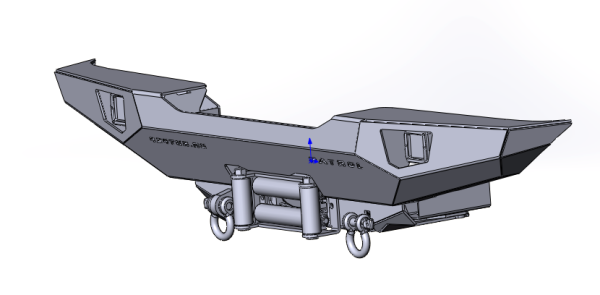 Бампер передний 4X4TUN.RU Nissan Patrol Y60 (Под боди-лифт 50-60мм)  4X4NPY60-BP1