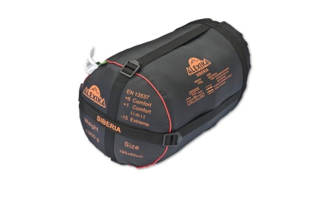 Мешок спальный ALEXIKA SIBERIA (одеяло), (ТК: 0°C -6°C), зеленый, правый  9251.01011