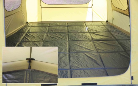 Палатка автомат всесезонная 4 Season Thermal, цвет хаки/желтый  M-KM-077