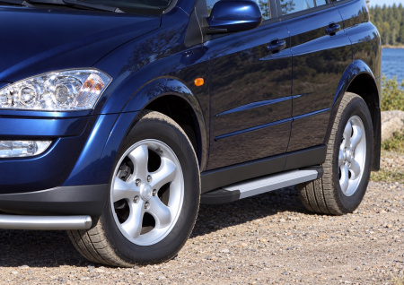Фото изделия: Порог Silver Rival Mitsubishi/ Nissan Terrano/Renault Duster /Ssang Yong/Suzuki F173AL — изображение 7