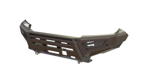Бампер передний Toyota Land Cruiser 200 2008-2015 под балку и ПТФ STC-TLC200/08-BF-C1-L1L4