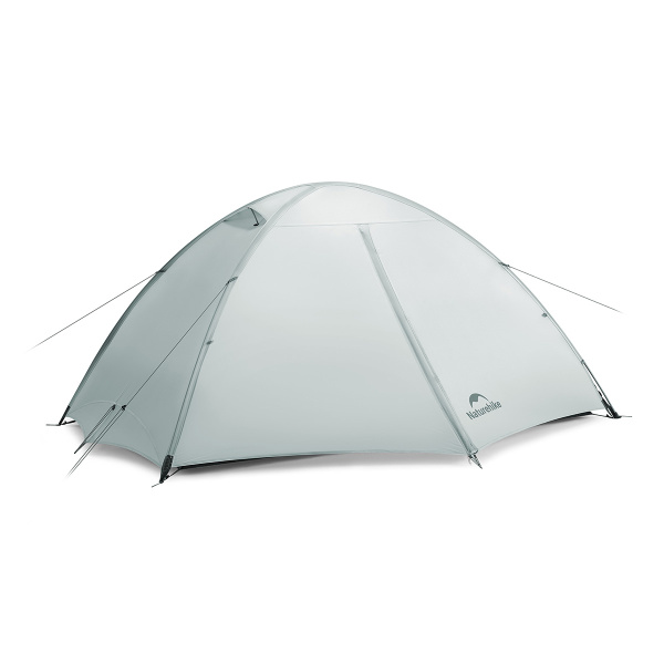 Палатка Naturehike Jiling UL 2-местная, алюминиевый каркас, сверхлегкая, серая CNK2650WS015-2MRG
