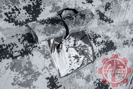 Палатка зимняя Улов КУБ утепленная., пиксель-зима 200*200*210см.  2001