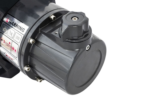 Лебёдка электрическая двухскоростная 12V Runva 12000 lbs 5443 кг (синтетический трос) EWD12000SR