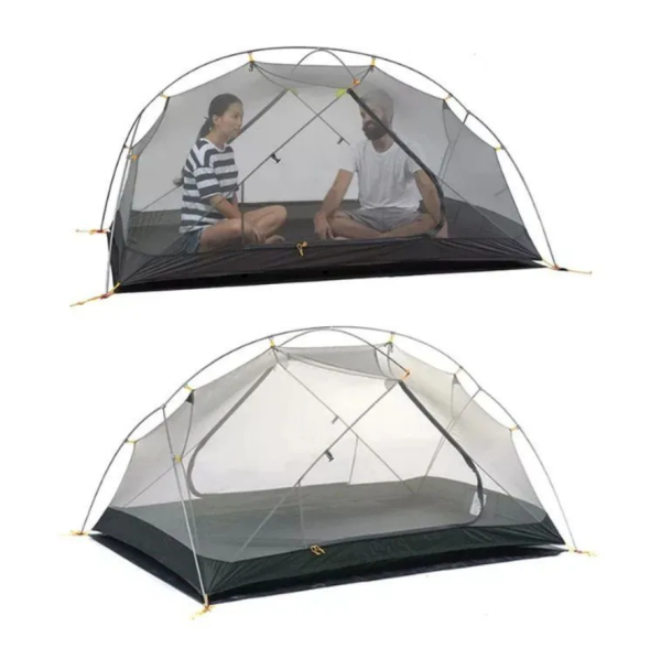 Палатка Naturehike Mongar 2-местная алюминиевый каркас, зеленый/темно-серый NH17T007-M-DGRSGRE