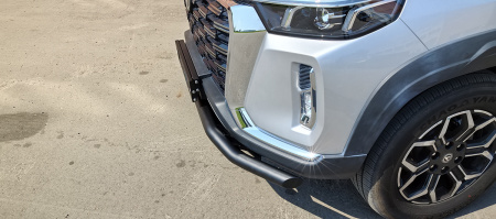 Бампер РИФ силовой передний/защита штатного бампера Changan Hunter Plus c защитой радиатора (устанавливается только с площадкой RIFF70-30000) RIFF70-11076