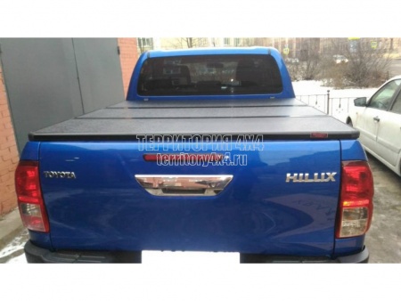 Крышка алюминиевая трехсекционная Kramco на Toyota Hilux Revo (2015-2019) -162566