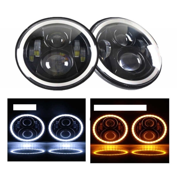 СВЕТОДИОДНЫЕ ФАРЫ С ЛИНЗОЙ 7 ДЮЙМОВ НА УАЗ, ЛАДА НИВА 4Х4 пара ch4 СВЕТОДИОДНЫЕ ФАРЫ С ЛИНЗОЙ 7 ДЮЙМОВ НА УАЗ, ЛАДА НИВА 4Х4 пара ch4