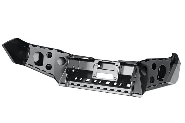 Бампер передний с защитой бачка омывателя РИФ Toyota Hilux 2015+  RIFREV-10306