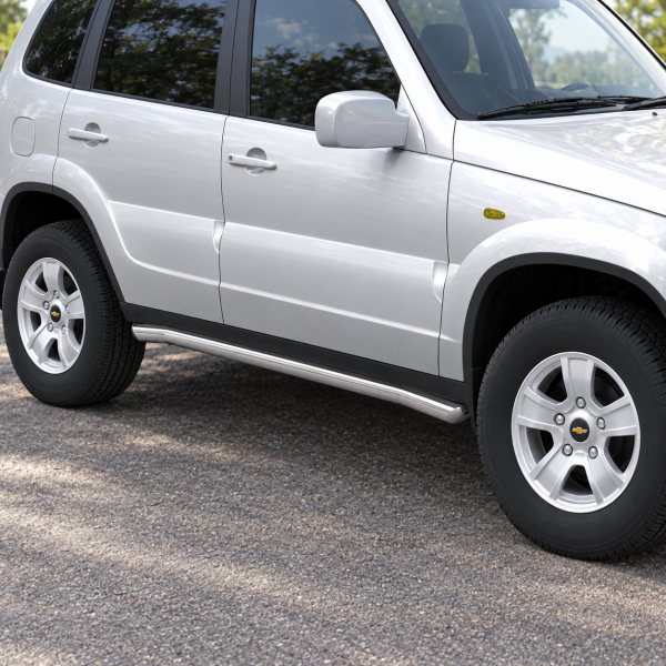 Фото для каталога: Защита порогов d57 Rival Chevrolet Niva 2009- R.1004.007